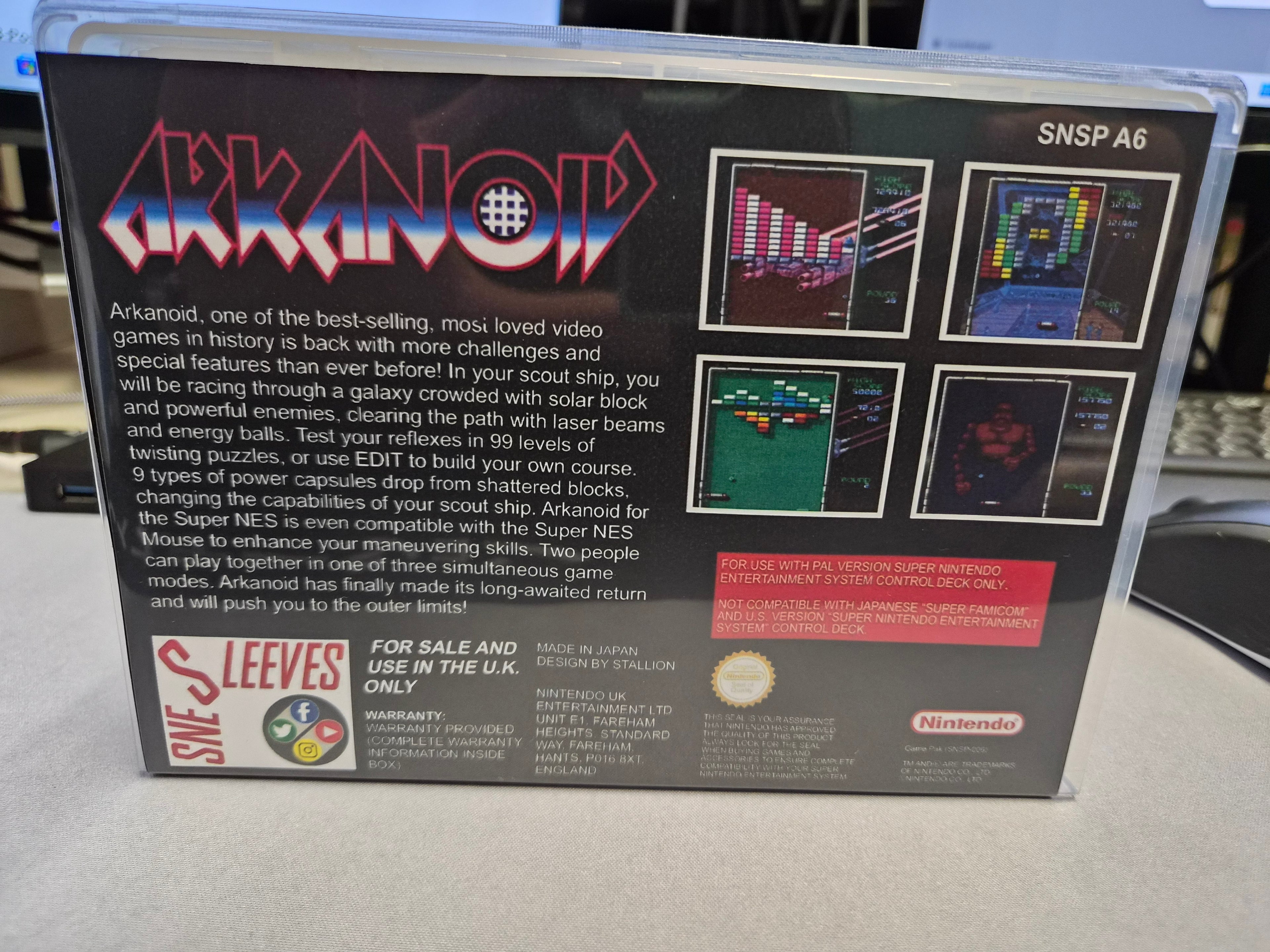 SNES  Arkanoid CVP