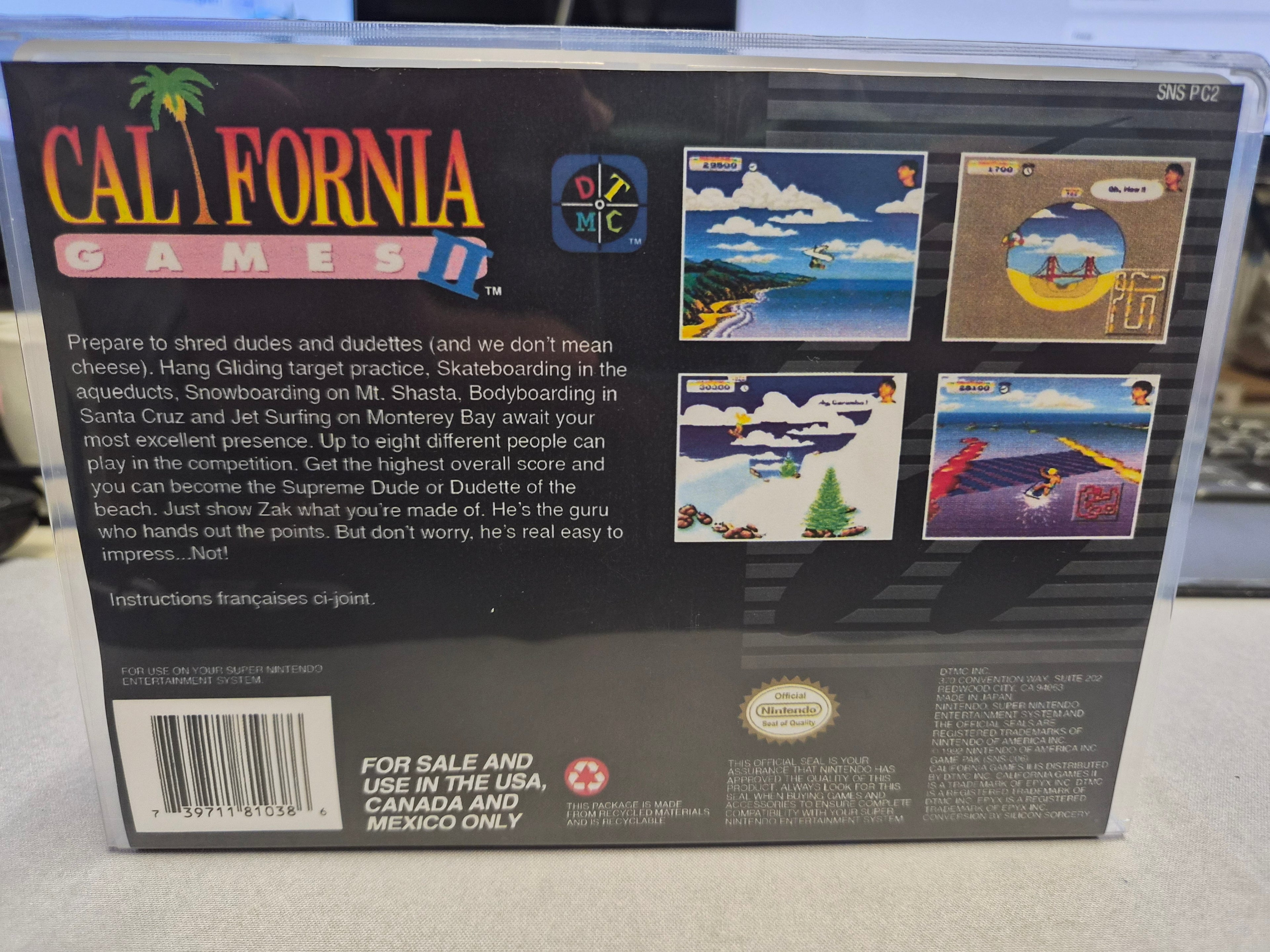 California Games II -SNES-