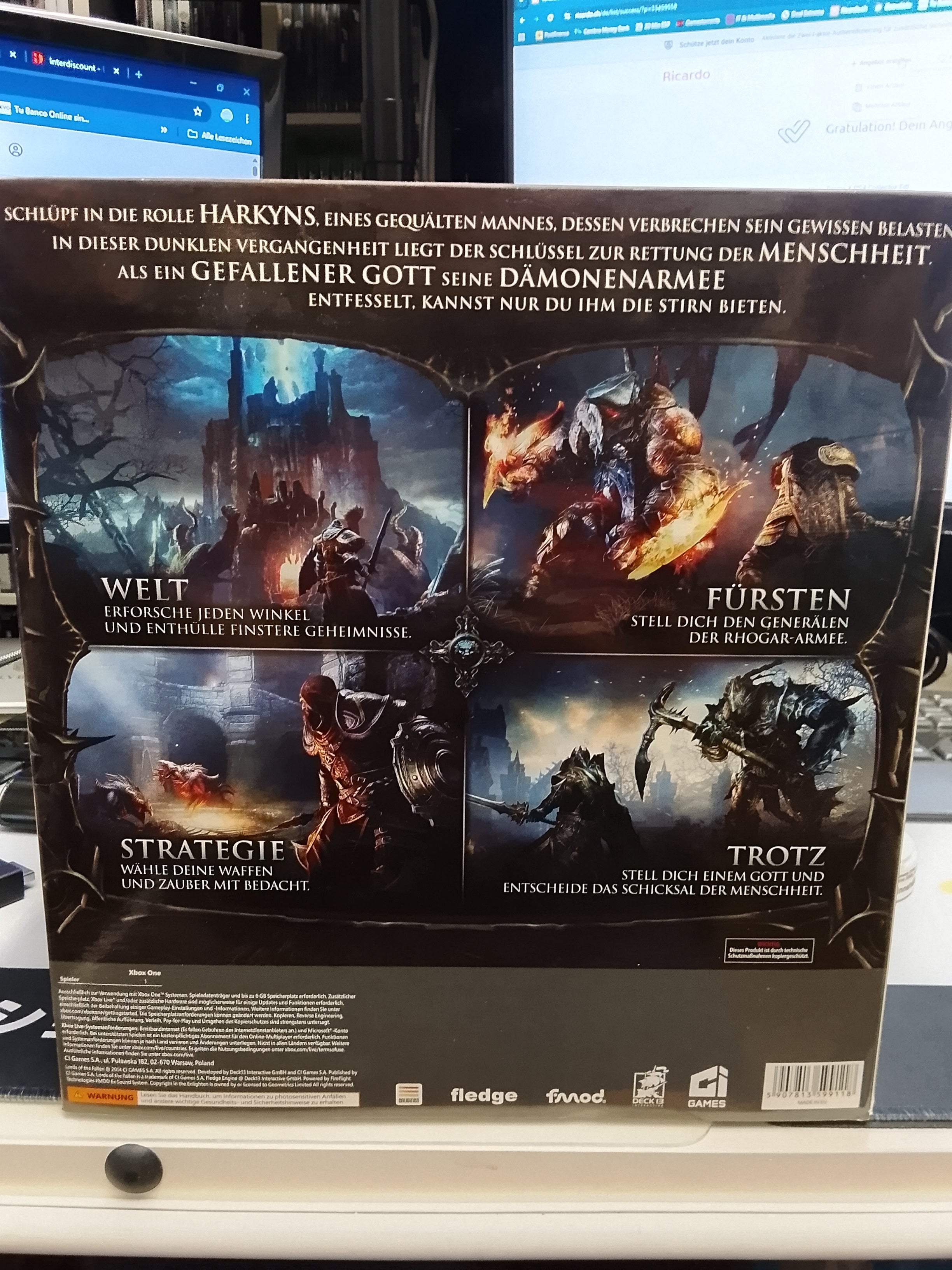 Lords of the Fallen Collectors Edition - Xbox One - TOP!