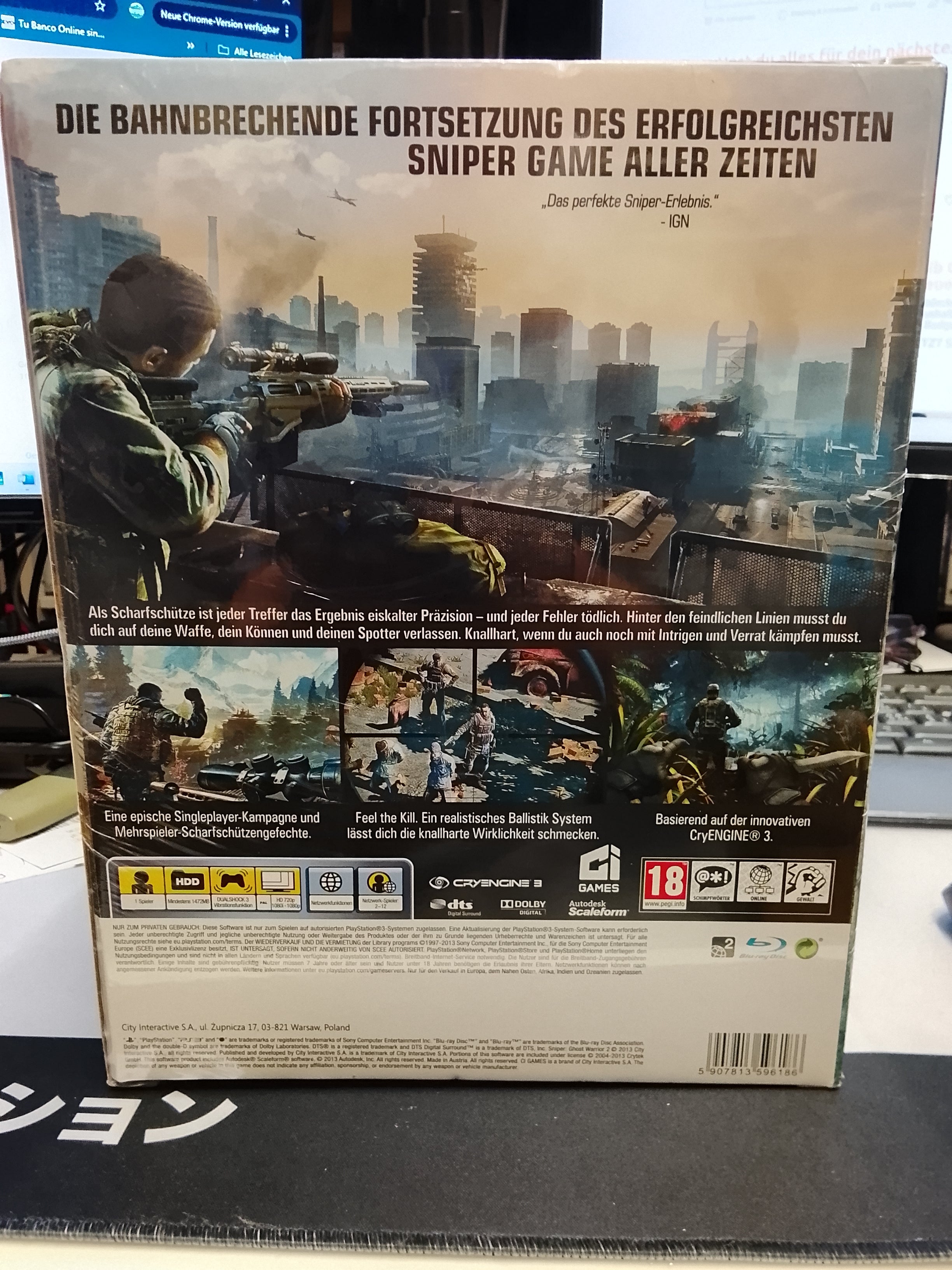 Sniper Ghost Warrior 2 Collectors Edition PS3 - Top Zustand!